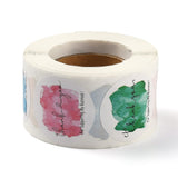 Paper Stickers 1.5 Inch / 3.75 CM (1 Roll, 500 Stickers) Thank You For Supporting My Small Business Printed Round Multicolor Gift Packing Tags [jefs-dispcrdtool-00007-m14]