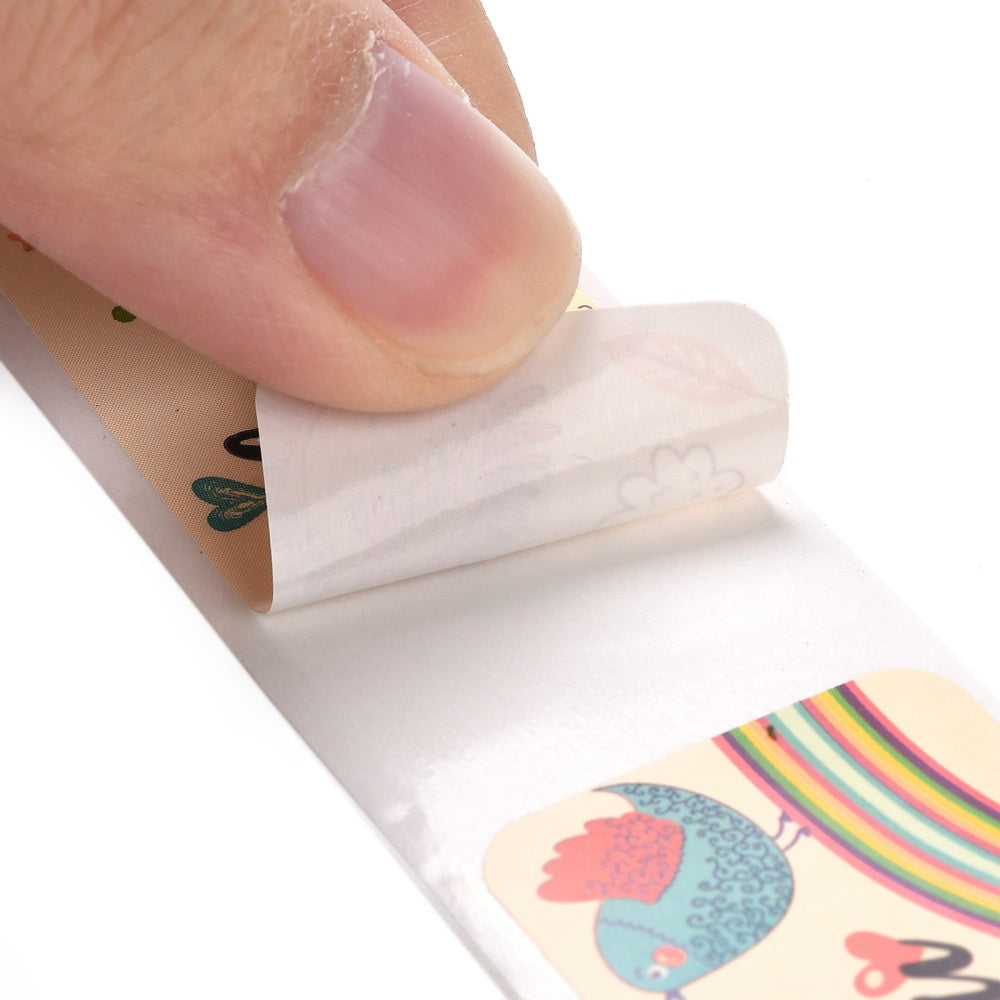 Paper Stickers 3x1 Inch / 7.5x2.5 CM (1 Roll, 120 Stickers) Thank You Printed Rectangle Multicolor Gift Packing Tags [jefs-dispcrdtool-00007-m16]