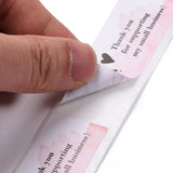 Paper Stickers 2.25x1.1 Inch / 6x2.9 CM (1 Roll, 120 Stickers) Thank You For Supporting My Small Business Printed Rectangle Gift Packing Tags [jefs-dispcrdtool-00007-m21]