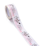 Paper Stickers 2.25x1.1 Inch / 6x2.9 CM (1 Roll, 120 Stickers) Thank You For Supporting My Small Business Printed Rectangle Gift Packing Tags [jefs-dispcrdtool-00007-m21]