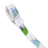 Paper Stickers 3x1 Inch / 7.5x2.5 CM (1 Roll, 150 Stickers) Thank You for shopping Handmade Printed Rectangle Multicolor Gift Packing Tags [jefs-dispcrdtool-00007-m6]