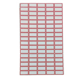 Paper Price Stickers (1 Pack, 3840 Labels) 24x11 MM White Blank Self Adhesive Markers [jefs-dispcrdtool-00039-m2]