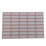 Paper Price Stickers (1 Pack, 1440 Labels) 40x16 MM White Blank Self Adhesive Markers [jefs-dispcrdtool-00039-m6]