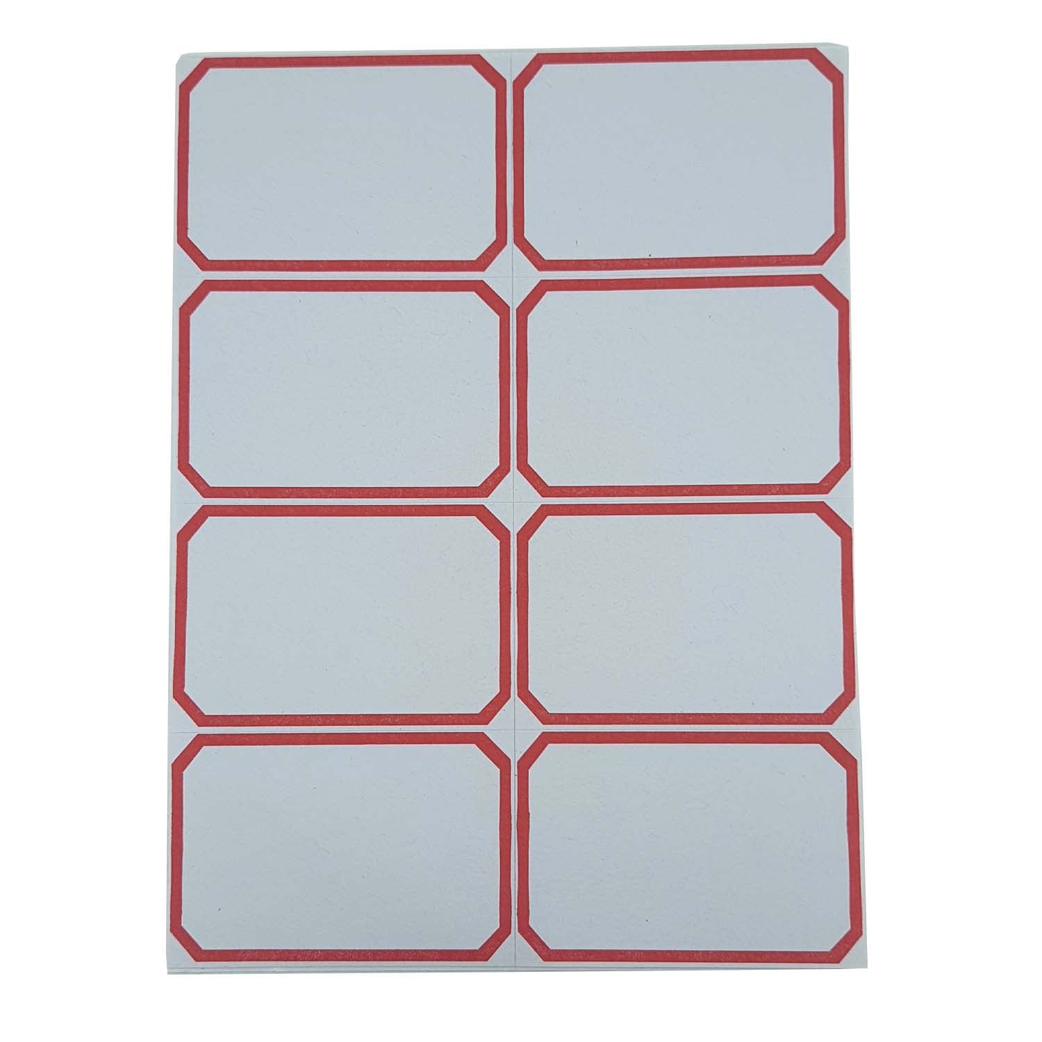Paper Price Stickers (1 Pack, 320 Labels) 72x48 MM White Blank Self Adhesive Markers [jefs-dispcrdtool-00039-m9]