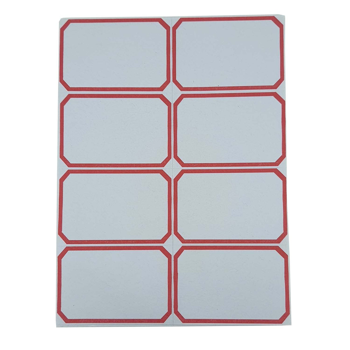 Paper Price Stickers (1 Pack, 320 Labels) 72x48 MM White Blank Self Adhesive Markers [jefs-dispcrdtool-00039-m9]