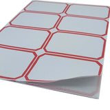 Paper Price Stickers (1 Pack, 320 Labels) 72x48 MM White Blank Self Adhesive Markers [jefs-dispcrdtool-00039-m9]