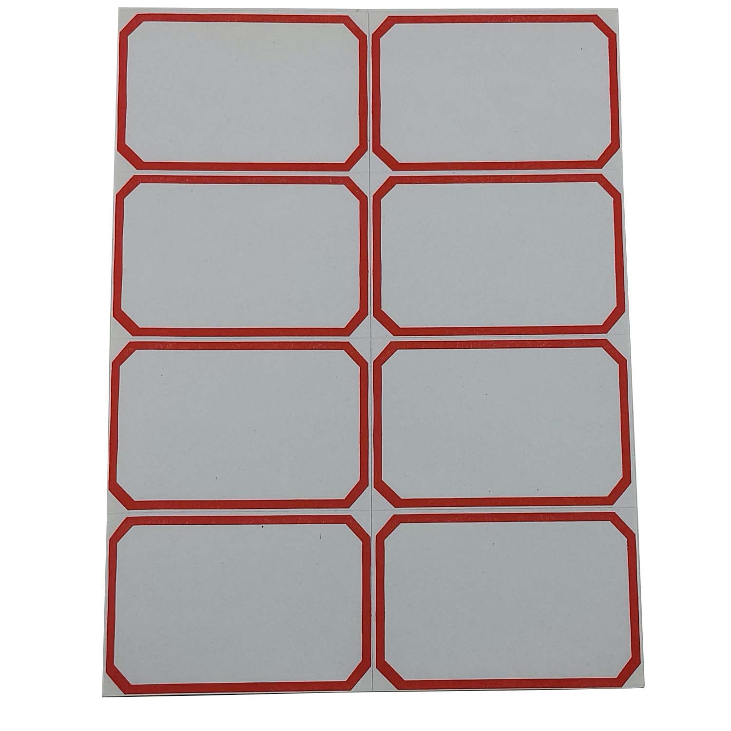 Paper Price Stickers (1 Pack, 320 Labels) 72x48 MM White Blank Self Adhesive Markers [jefs-dispcrdtool-00039-m9]