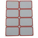 Paper Price Stickers (1 Pack, 320 Labels) 72x48 MM White Blank Self Adhesive Markers [jefs-dispcrdtool-00039-m9]