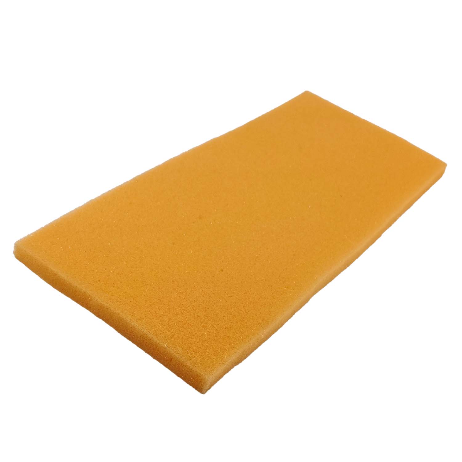 Flexible PU Sheets LD 10 MM Thick (1 Roll, 6x3 Feet / 180x90 CM) Peach Orange For Packing DIY Crafts Arts Hobby