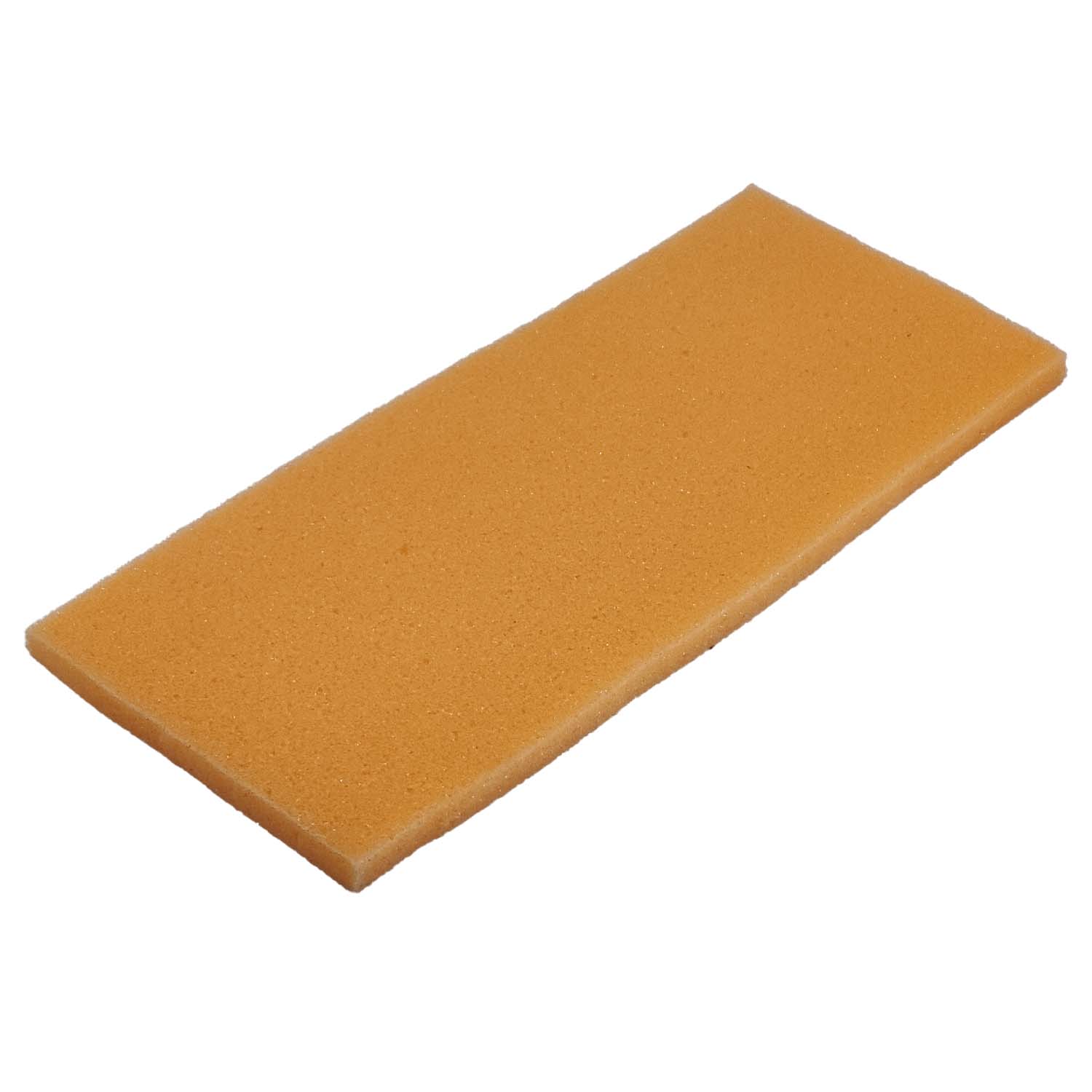 Flexible PU Sheets LD 10 MM Thick (1 Roll, 6x3 Feet / 180x90 CM) Peach Orange For Packing DIY Crafts Arts Hobby