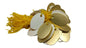 Paper Price Tags 2.5x1.8cm Oval Bronze And White (Sold as 1 set, 95-100 Tags/set) [jefs-dispcrdtool-00067-m1]