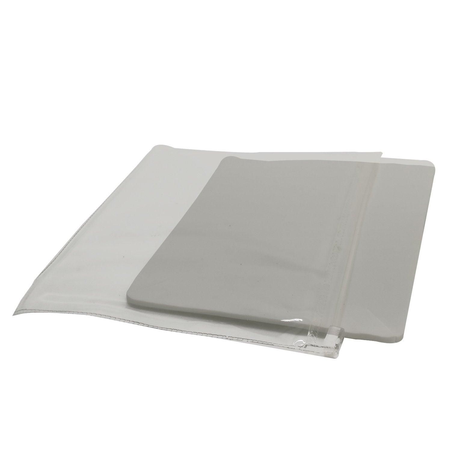 Jewellery Display Packing Zip Pouch With Foam Sponge [12x6 Inch (32x15 CM) [S2]] Rectangle White (Pack of 5 pieces) [jefs-dispcrdtool-00154-m4]