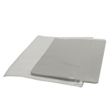 Jewellery Display Packing Zip Pouch With Foam Sponge [12x6 Inch (32x15 CM) [S2]] Rectangle White (Pack of 5 pieces) [jefs-dispcrdtool-00154-m4]