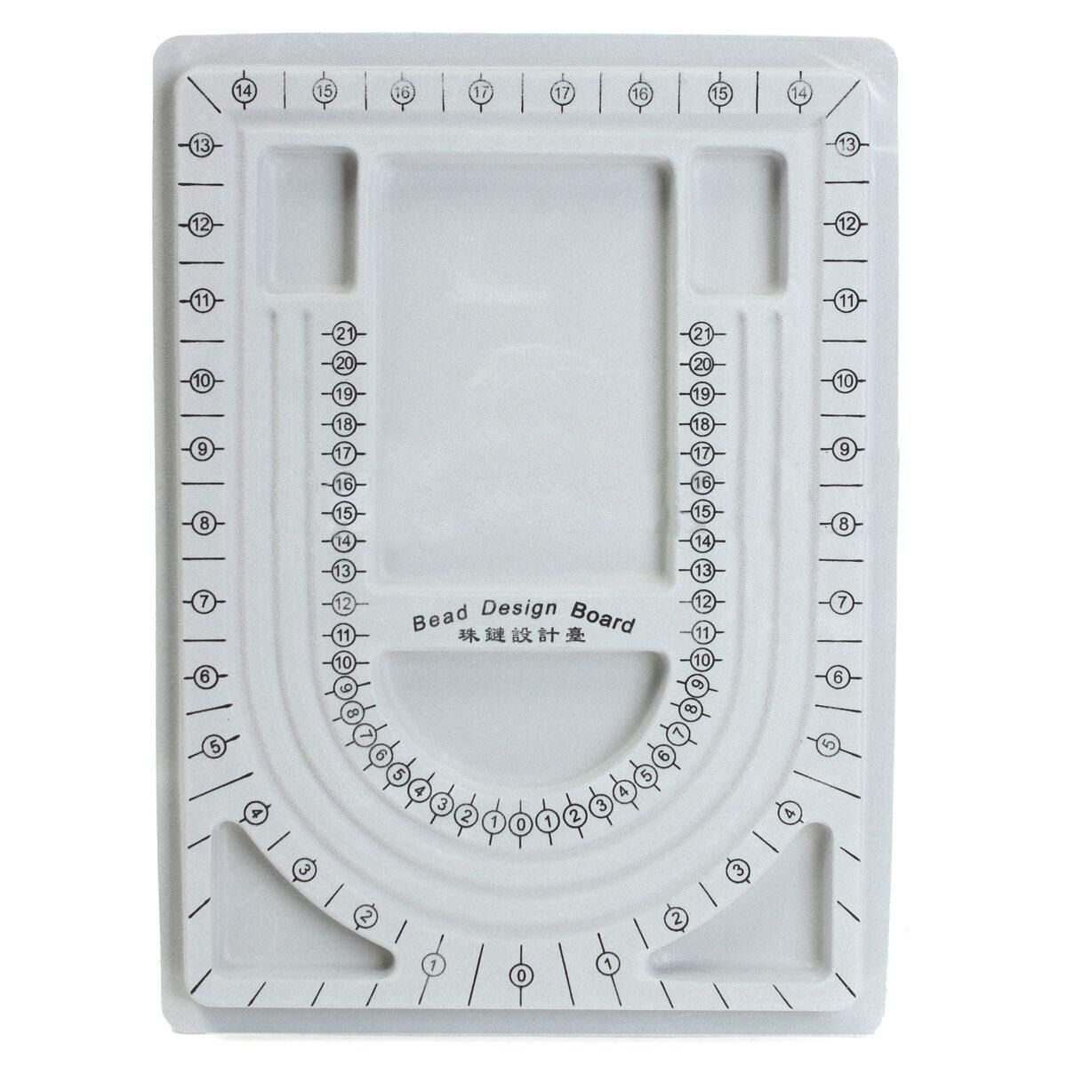 Plastic Beading Designing Tray Board For Jewellery Making and Crafts 32x23cm Rectangle Random Color As Available (Sold as 1 piece) [jefs-dispcrdtool-00174-m1]