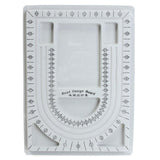 Plastic Beading Designing Tray Board For Jewellery Making and Crafts 32x23cm Rectangle Random Color As Available (Sold as 1 piece) [jefs-dispcrdtool-00174-m1]