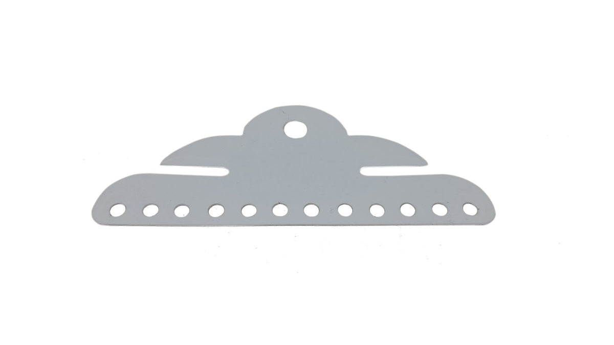 Plastic Display Cards For Earrings And Chains 10x4cm Rectangle White (Pack of 10 pieces) [jefs-dispcrdtool-00200-m1]