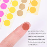 Removable Color Coding Paper Label Dot Stickers For Packing Decoration Crafts Gifts Games Marker Notes 10mm Round [jefs-dispcrdtool-00205]