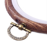 Acrylic Plastic Embroidery Hoop Ring Frame (1 Piece) 3.5 Inch Round For Fabric Cross Stitching Art Sewing Painting Tool [jefs-dispcrdtool-00224-m1]