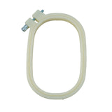 Acrylic Plastic Embroidery Hoop Ring Frame (1 Piece) 5x3 Inch Oval For Fabric Cross Stitching Art Sewing Painting Tool [jefs-dispcrdtool-00224-m4]