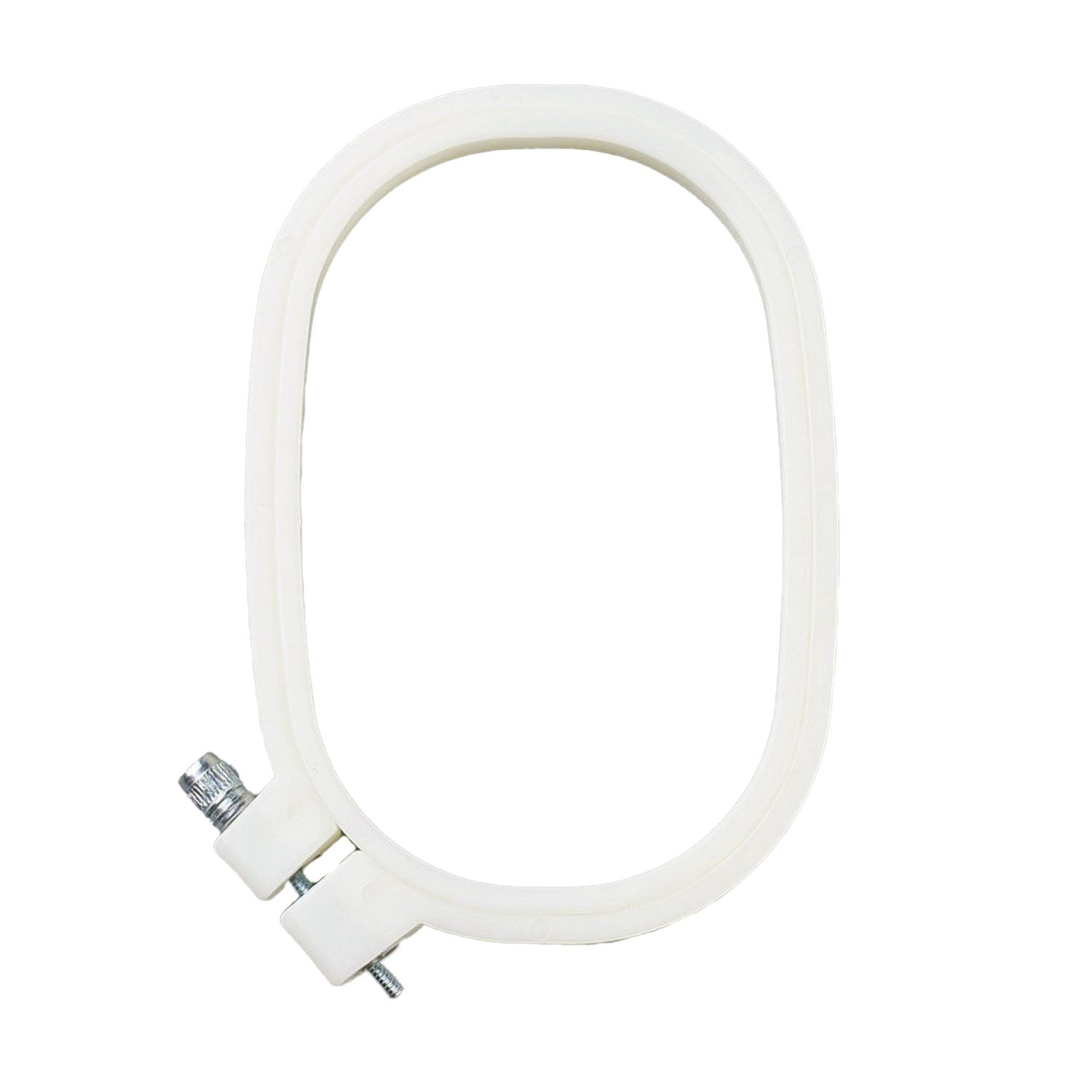 Acrylic Plastic Embroidery Hoop Ring Frame (1 Piece) 5x3 Inch Oval For Fabric Cross Stitching Art Sewing Painting Tool [jefs-dispcrdtool-00224-m4]