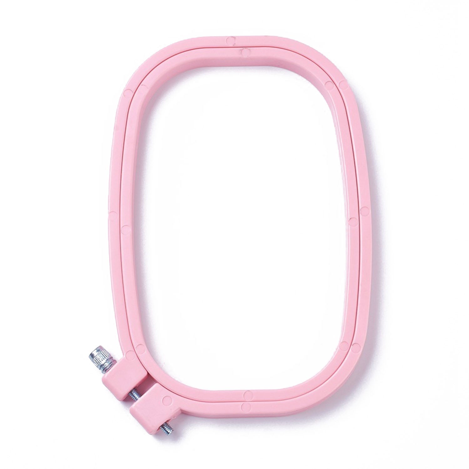 Acrylic Plastic Embroidery Hoop Ring Frame (1 Piece) 6x4 Inch Rectangle For Fabric Cross Stitching Art Sewing Painting Tool [jefs-dispcrdtool-00224-m6]