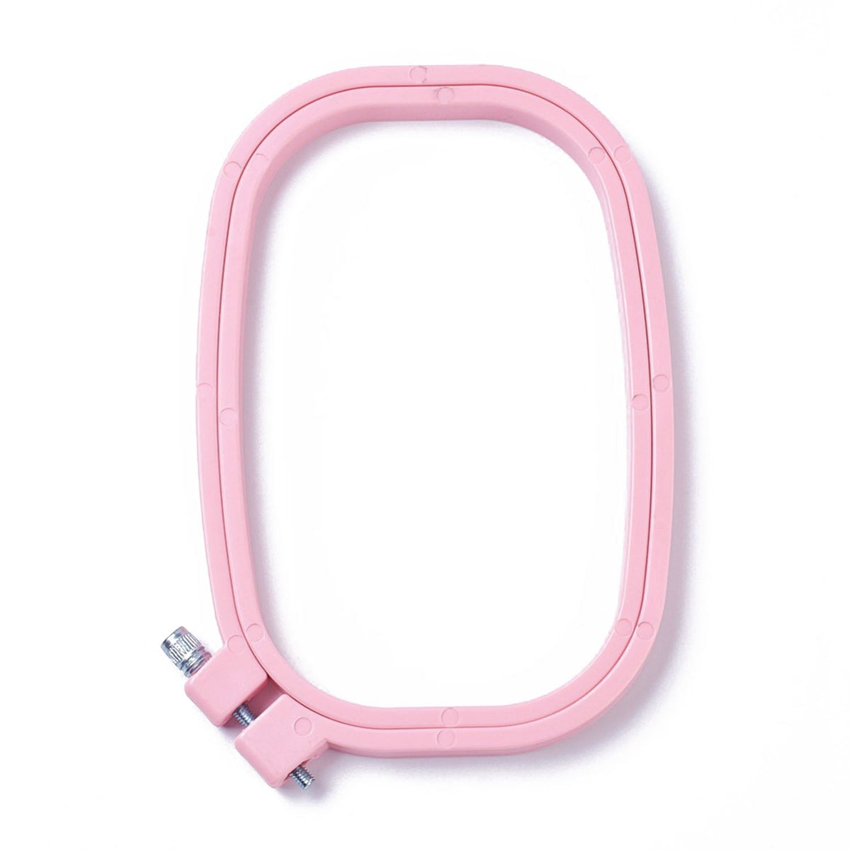 Acrylic Plastic Embroidery Hoop Ring Frame (1 Piece) 6x4 Inch Rectangle For Fabric Cross Stitching Art Sewing Painting Tool [jefs-dispcrdtool-00224-m6]