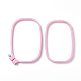 Acrylic Plastic Embroidery Hoop Ring Frame (1 Piece) 6x4 Inch Rectangle For Fabric Cross Stitching Art Sewing Painting Tool [jefs-dispcrdtool-00224-m6]