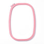 Acrylic Plastic Embroidery Hoop Ring Frame (1 Piece) 13x8 Inch Rectangle For Fabric Cross Stitching Art Sewing Painting Tool [jefs-dispcrdtool-00224-m7]