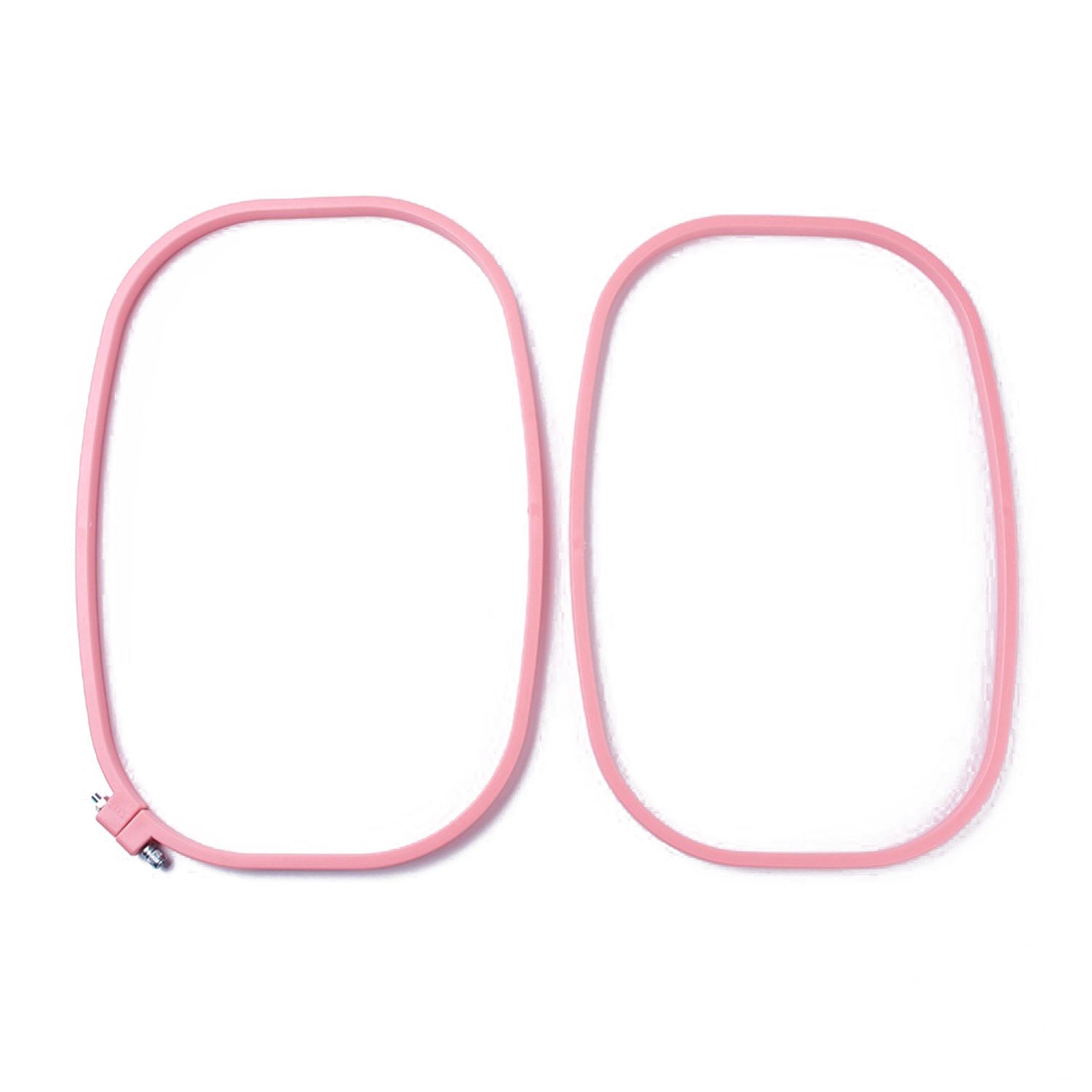 Acrylic Plastic Embroidery Hoop Ring Frame (1 Piece) 13x8 Inch Rectangle For Fabric Cross Stitching Art Sewing Painting Tool [jefs-dispcrdtool-00224-m7]