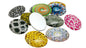 Glass Patches Embellishments Cabochons Random Assorted Design Print 40x30x7xmm Oval Random Assorted Color (Pack of 4 pieces) [jefs-embelshcabo-00002-m3]