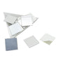 Self Adhesive Acrylic Mirror Stickers (25 Pieces) 20 MM Transparent Square For Embroidery Crafts Jewellery Making Decoration [jefs-embelshcabo-00006-m2]