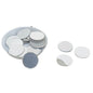 Self Adhesive Acrylic Mirror Stickers (25 Pieces) 20 MM Transparent Round For Embroidery Crafts Jewellery Making Decoration [jefs-embelshcabo-00006-m3]