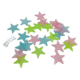 Acrylic Glow In the Dark Non-Uniform Stones (25 Pieces) 3.5 CM Mixed Colors For Decoration Crafts [jefs-embelshcabo-00007-m2]