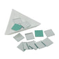 Small Glass Mirrors Square 15mm (45 Pieces) For Sewing Embroidery Crafts Jewellery Multipurpose Transparent Color (25 Gm Weight) [jefs-embelshcabo-00124-m6]