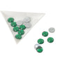 Imitation Kundan Stones Flatback Acrylic 10x2.5 MM Round For Jewellery Making Garment Embellishments