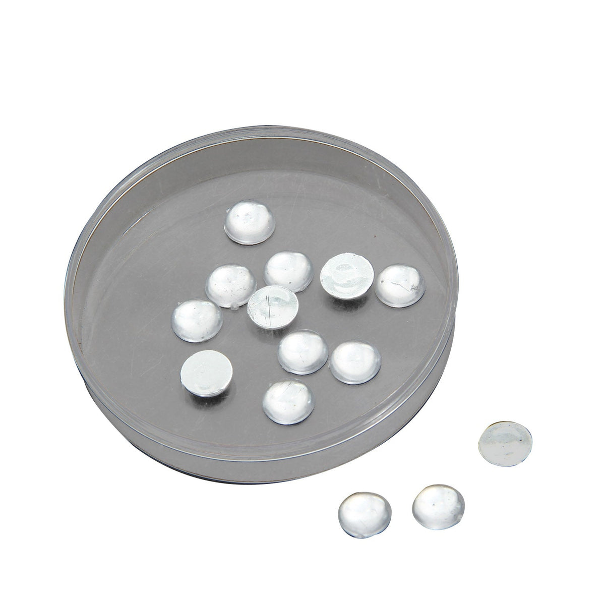 Imitation Kundan Stones Flatback Acrylic 10x2.5 MM Round For Jewellery Making Garment Embellishments [jefs-embelshcabo-00127]
