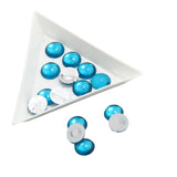 Imitation Kundan Stones Flatback Acrylic 10x2.5 MM Round For Jewellery Making Garment Embellishments [jefs-embelshcabo-00127]