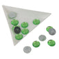 Imitation Kundan Stones Flatback Acrylic 10x2.5 MM Round For Jewellery Making Garment Embellishments