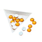 Imitation Kundan Stones Flatback Acrylic 10x2.5 MM Round For Jewellery Making Garment Embellishments