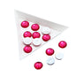 Imitation Kundan Stones Flatback Acrylic 10x2.5 MM Round For Jewellery Making Garment Embellishments