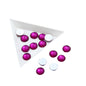 Imitation Kundan Stones Flatback Acrylic 10x2.5 MM Round For Jewellery Making Garment Embellishments