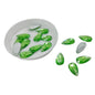 Imitation Kundan Stones With Holes Flatback Acrylic 15x8.5x2 MM Drop For Jewellery Making Garment Embellishments