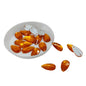 Imitation Kundan Stones With Holes Flatback Acrylic 15x8.5x2 MM Drop For Jewellery Making Garment Embellishments