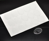 Epoxy Resin Dome Stickers Adhesives Oval 25x18x2 MM (Pack of 10 Pieces) Clear Transparent Color For Jewellery Making DIY Crafts Magnets Photos Drawing Painting [jefs-embelshcabo-00129-m2]