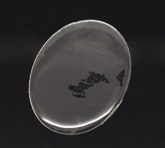 Epoxy Resin Dome Stickers Adhesives Oval 25x18x2 MM (Pack of 10 Pieces) Clear Transparent Color For Jewellery Making DIY Crafts Magnets Photos Drawing Painting [jefs-embelshcabo-00129-m2]