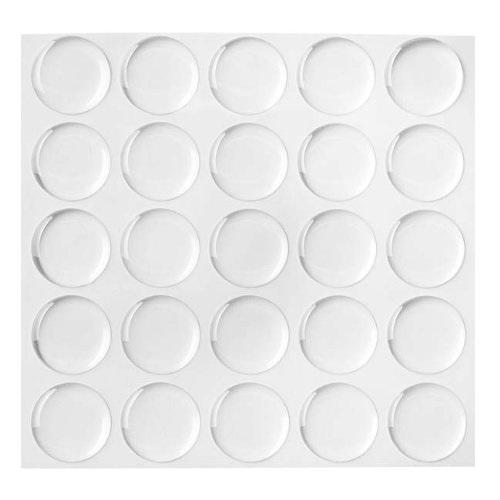 Epoxy Resin Dome Stickers Adhesives Round 25x2 MM / 1 Inch (Pack of 10 Pieces) Clear Transparent Color For Jewellery Making DIY Crafts Magnets Photos Drawing Painting [jefs-embelshcabo-00129-m8]
