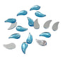 Imitation Kundan Stones Flatback Acrylic 12x6x1.5 MM Paisley For Jewellery Making Garment Embellishments