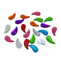 Imitation Kundan Stones Flatback Acrylic 17x8x2.5 MM Paisley For Jewellery Making Garment Embellishments
