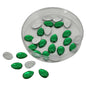 Imitation Kundan Stones Flatback Acrylic 13.5x8.5x2 MM Drop For Jewellery Making Garment Embellishments
