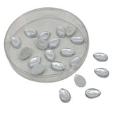 Imitation Kundan Stones Flatback Acrylic 13.5x8.5x2 MM Drop For Jewellery Making Garment Embellishments [jefs-embelshcabo-00134]